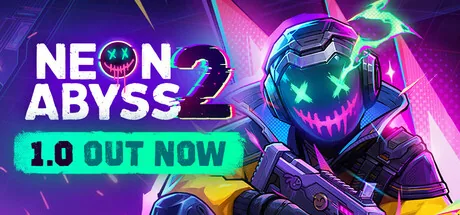 Neon Abyss 2 key art presented as a wide product header.