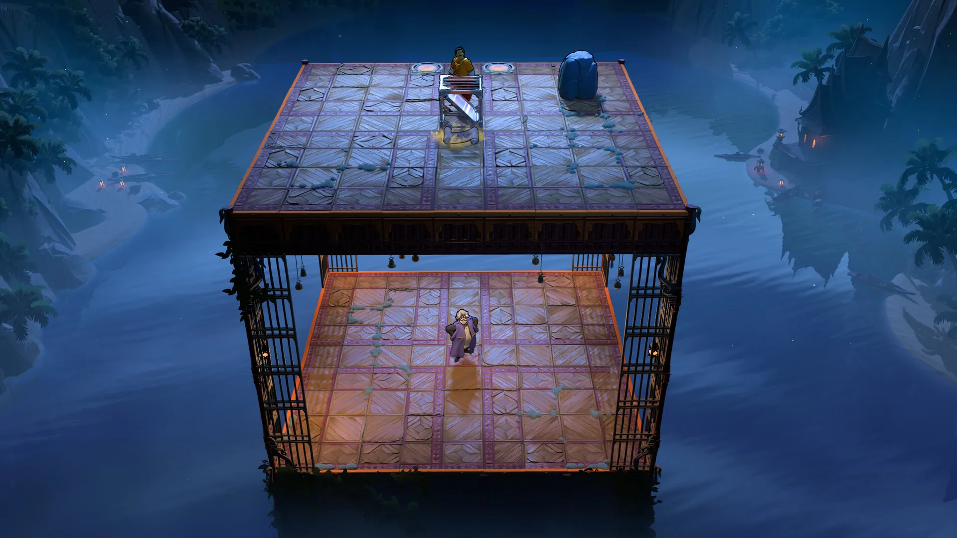 Screenshot of the hero group from a second angle