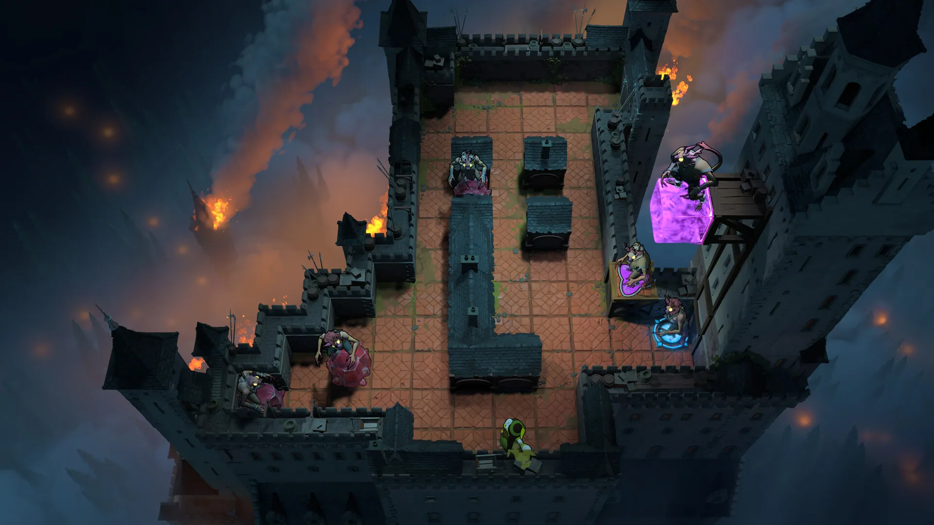 Screenshot of mirrors in a puzzle room