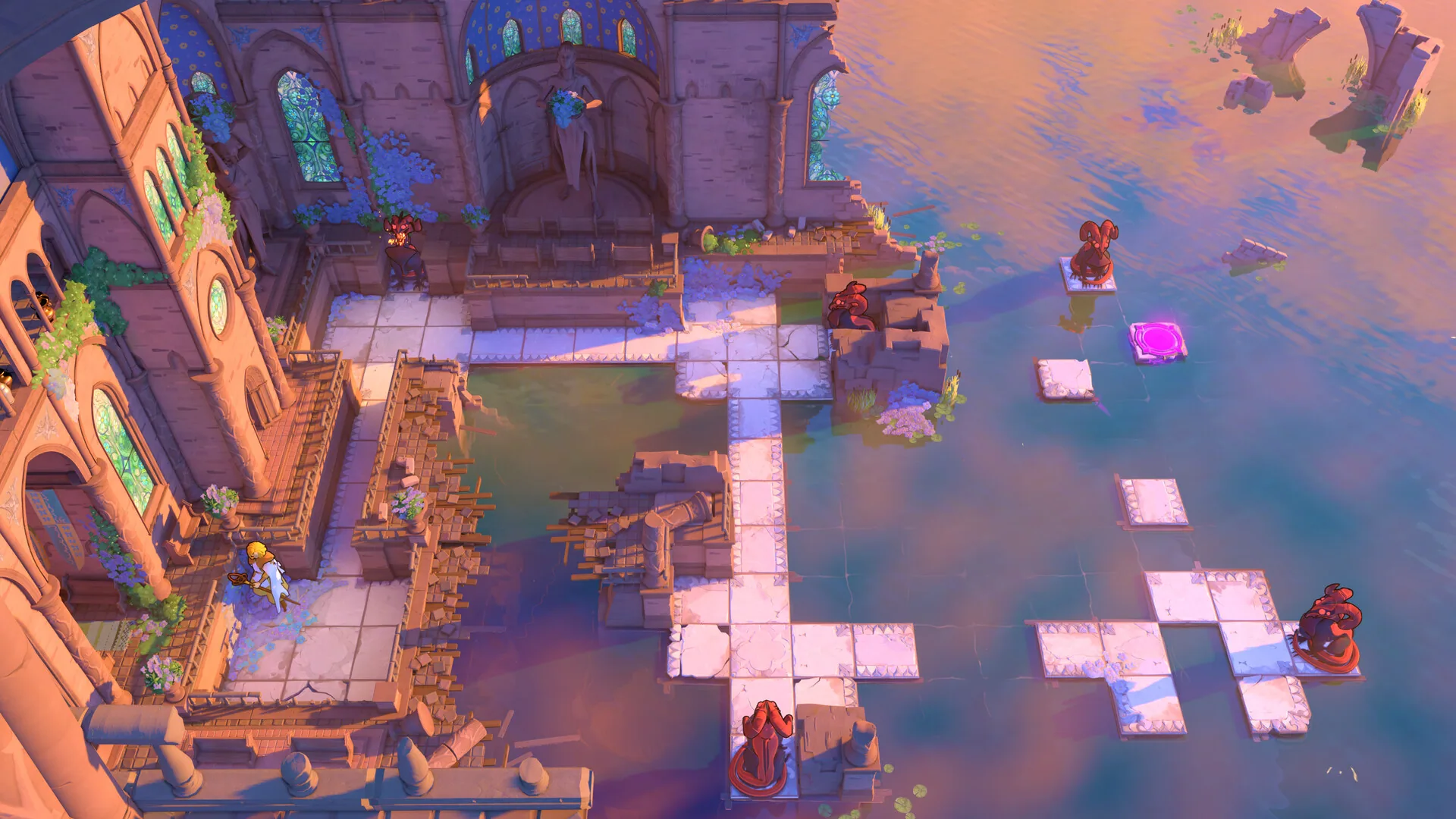 Story-layer screenshot of a realm interior