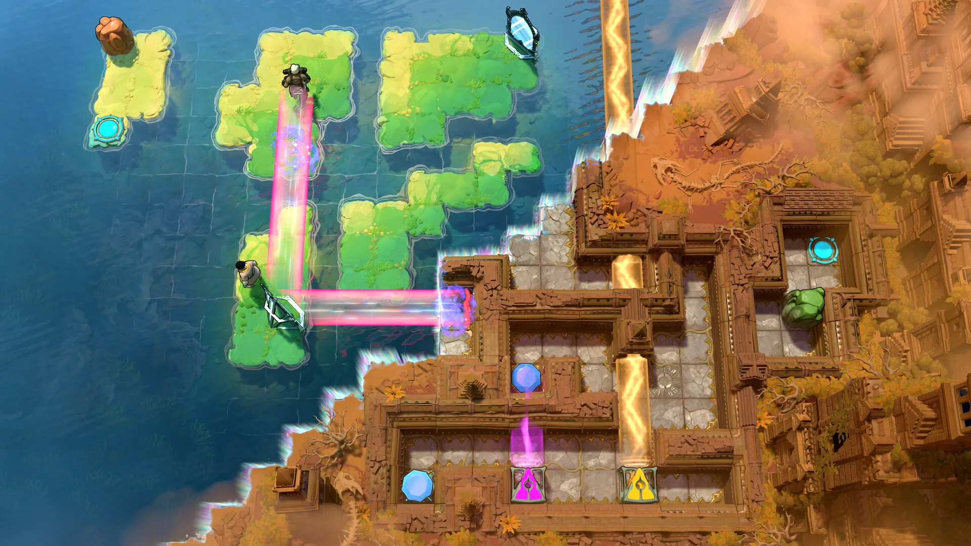 A second realm with its own palette