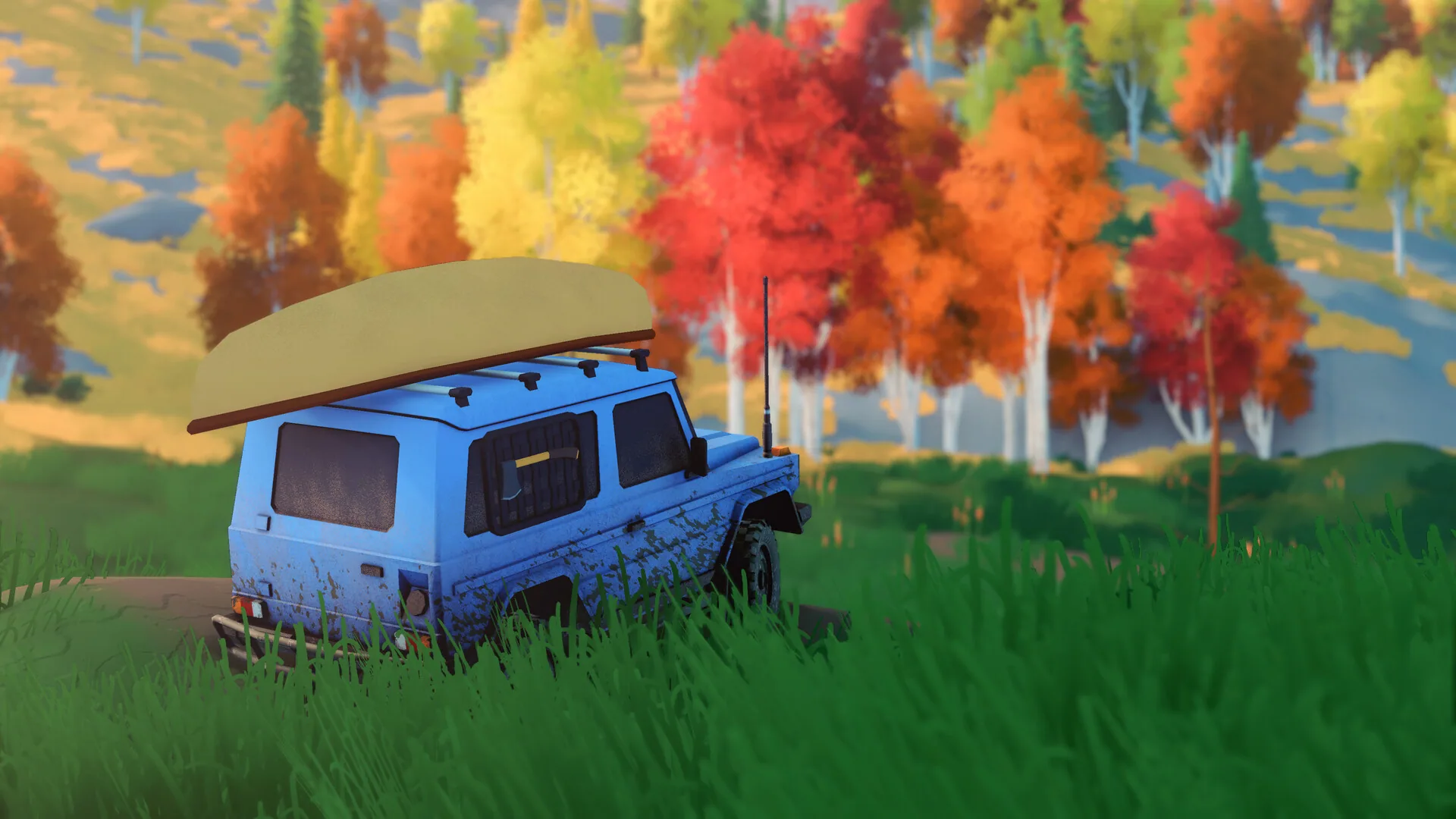 Gameplay screenshot from over the hill
