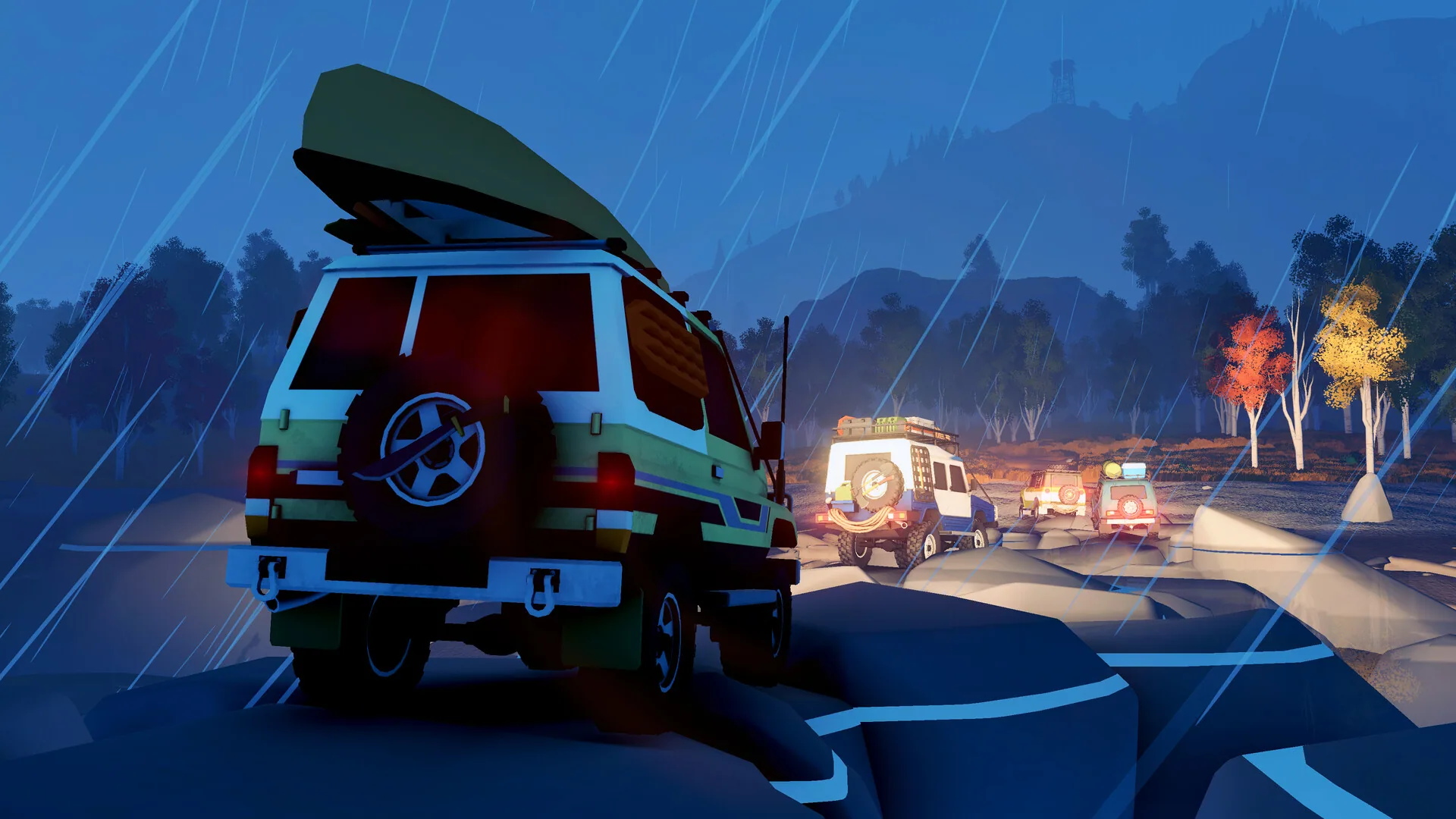 Gameplay screenshot from over the hill