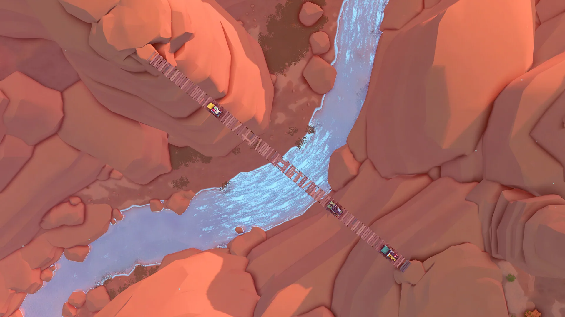 Gameplay screenshot from over the hill