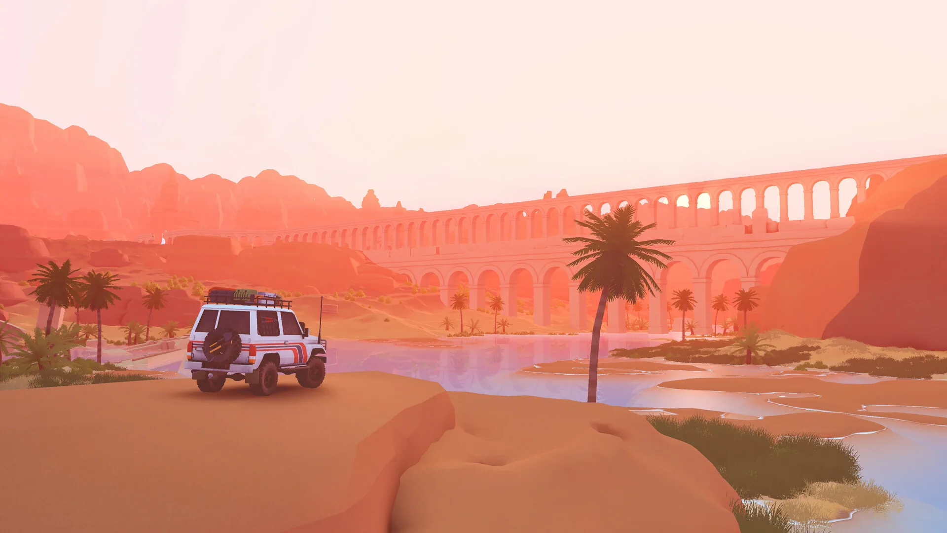 Gameplay screenshot from over the hill