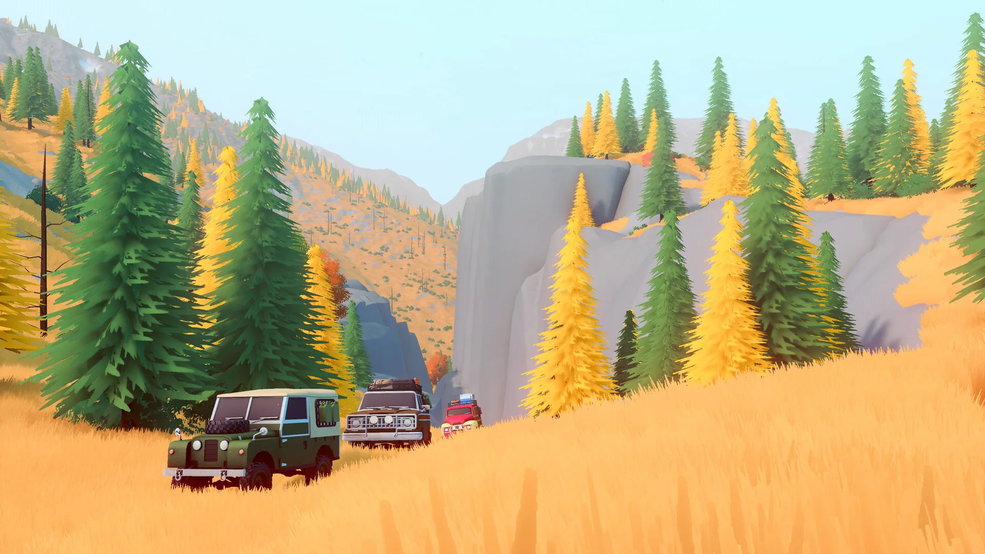 Gameplay screenshot from over the hill