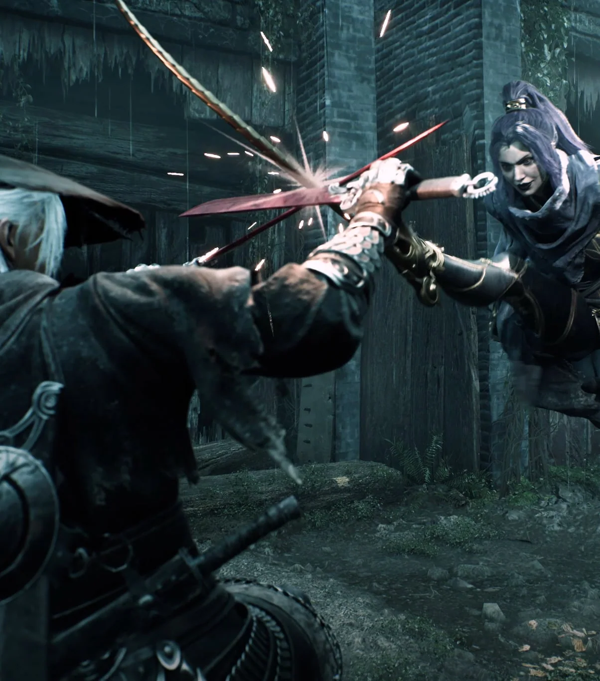 Weapons in action in Phantom Blade Zero