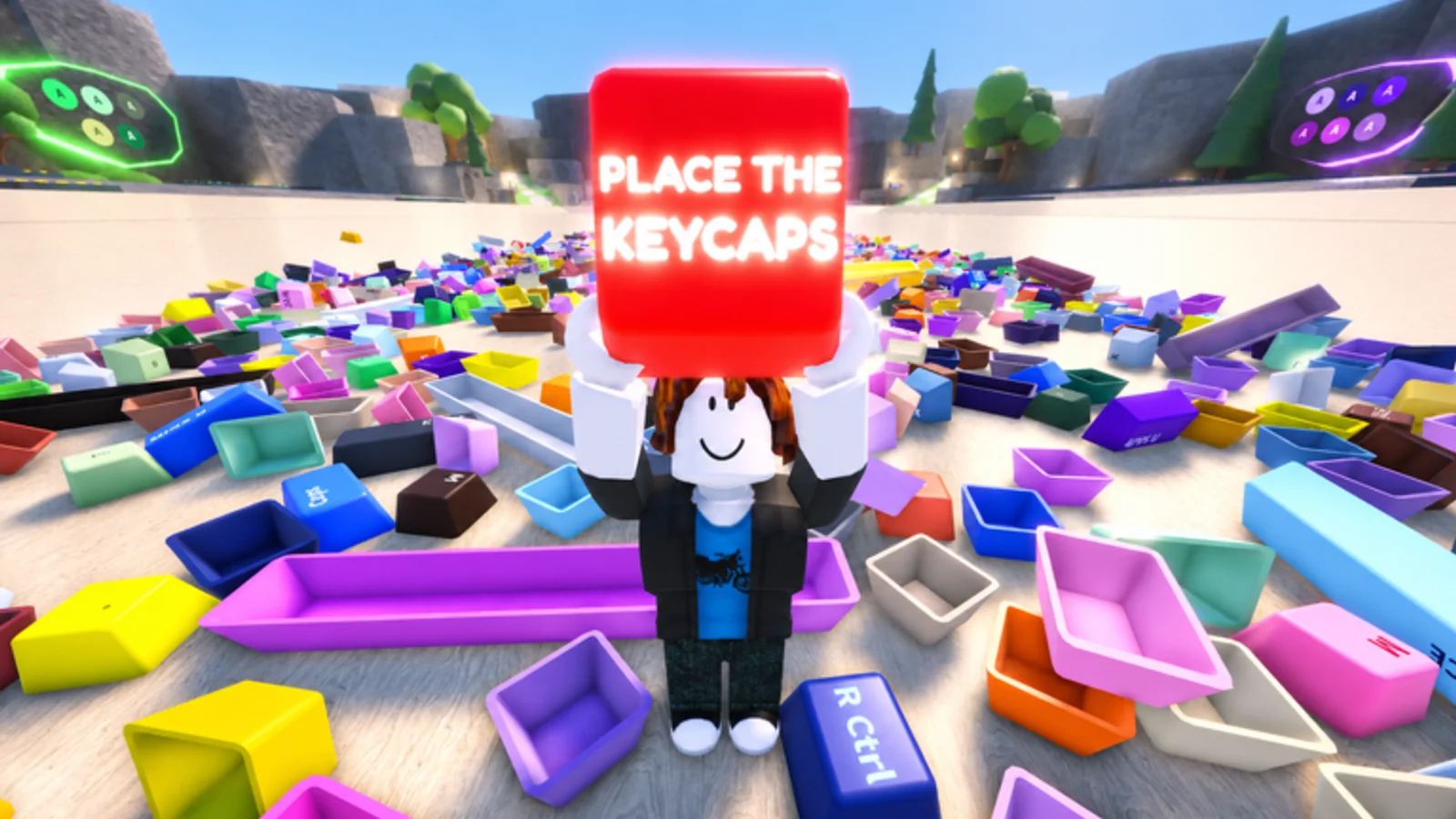 Place the Keycaps