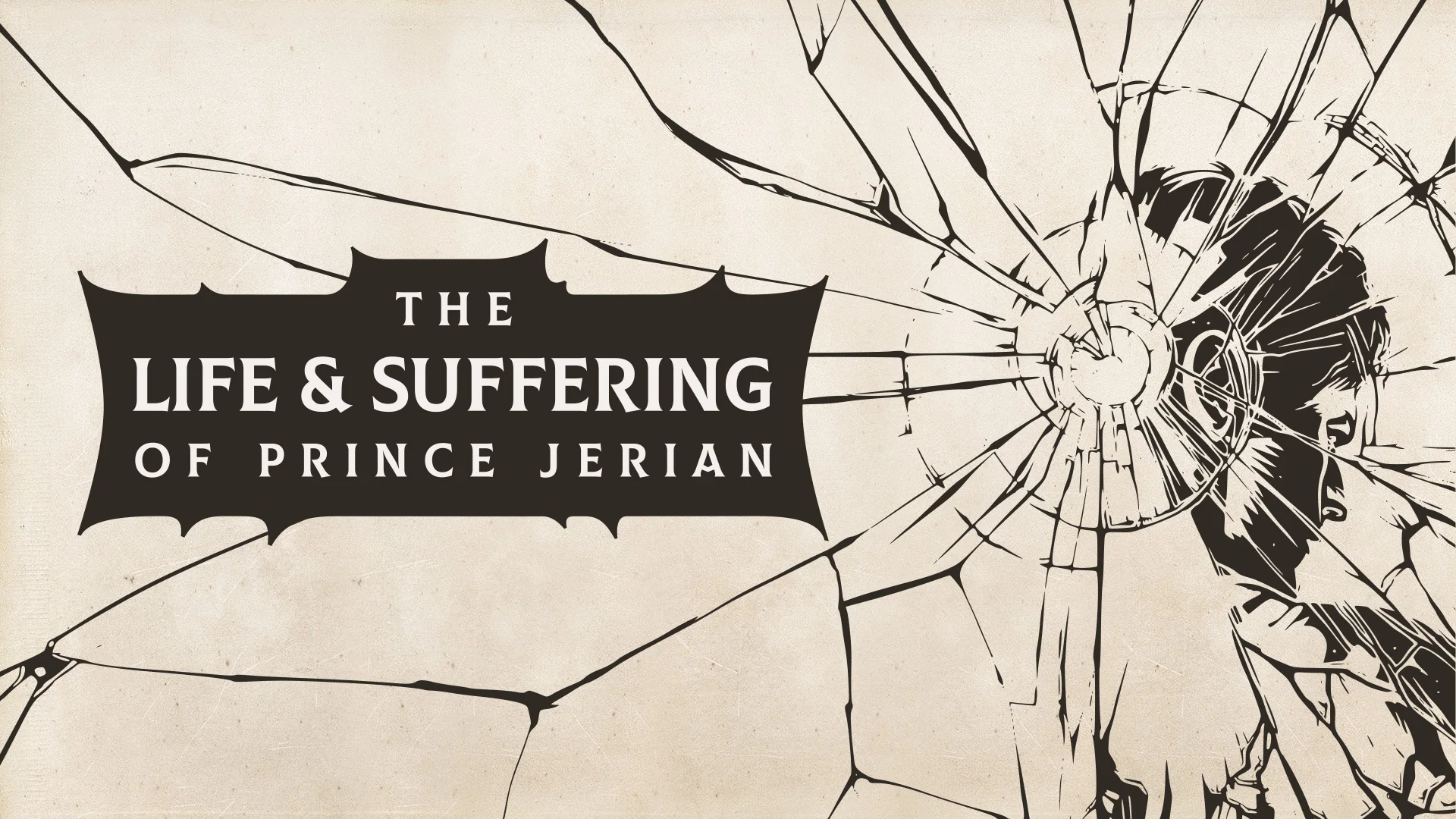 Prince Jerian seated beneath the imperial crown