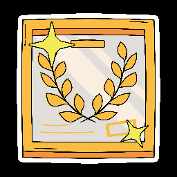 Official Steam achievement icon for Golden Partner.