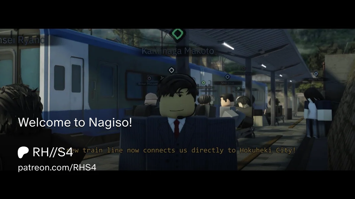 Official preview of the Nagiso train station