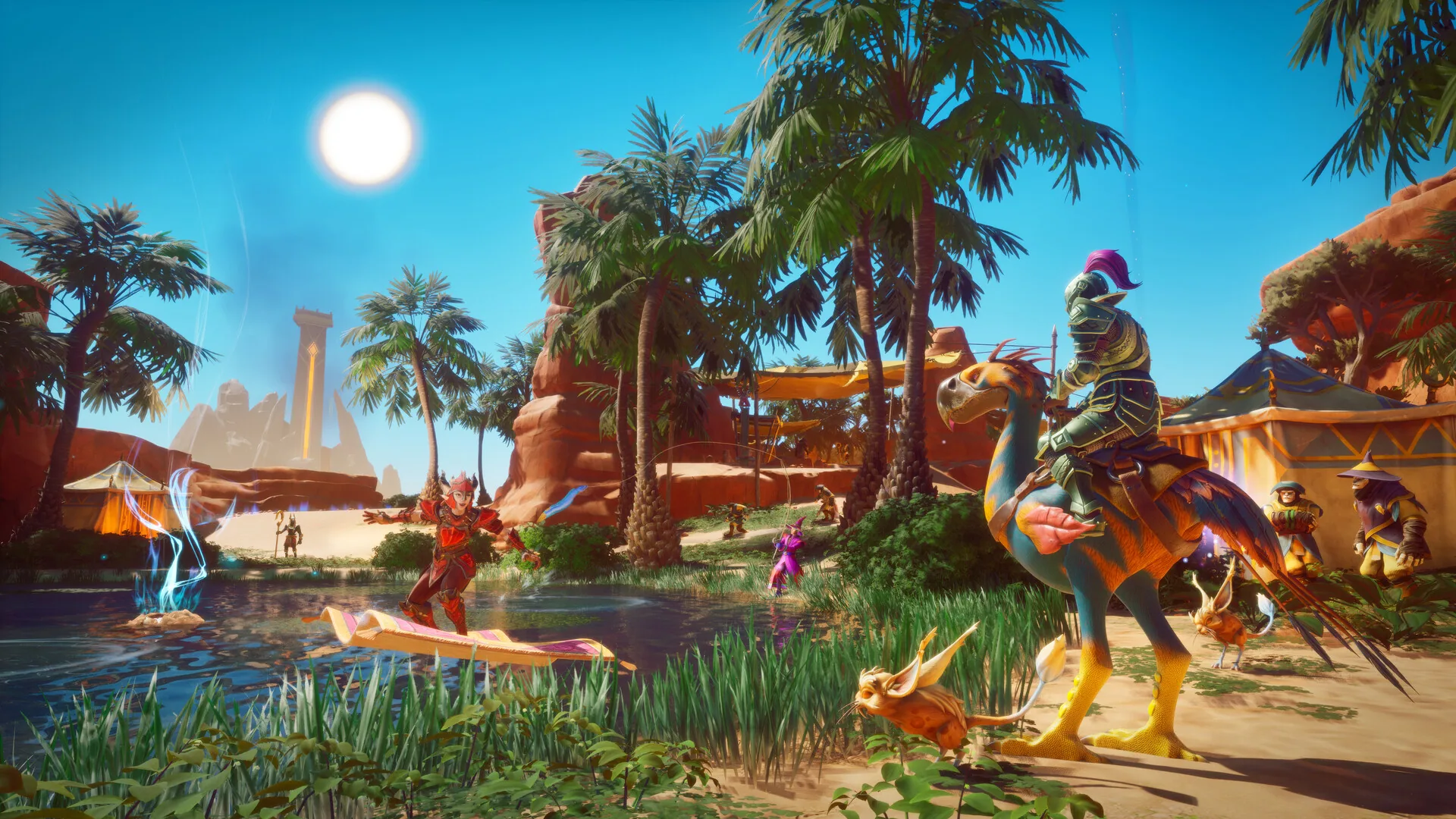 Umbral Sands carpet and terrorbird