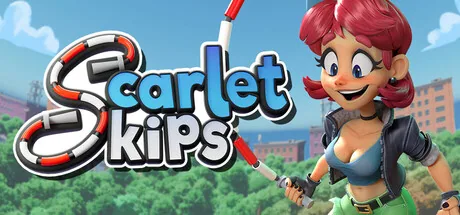 Scarlet Skips key art of Scarlet holding a jump rope