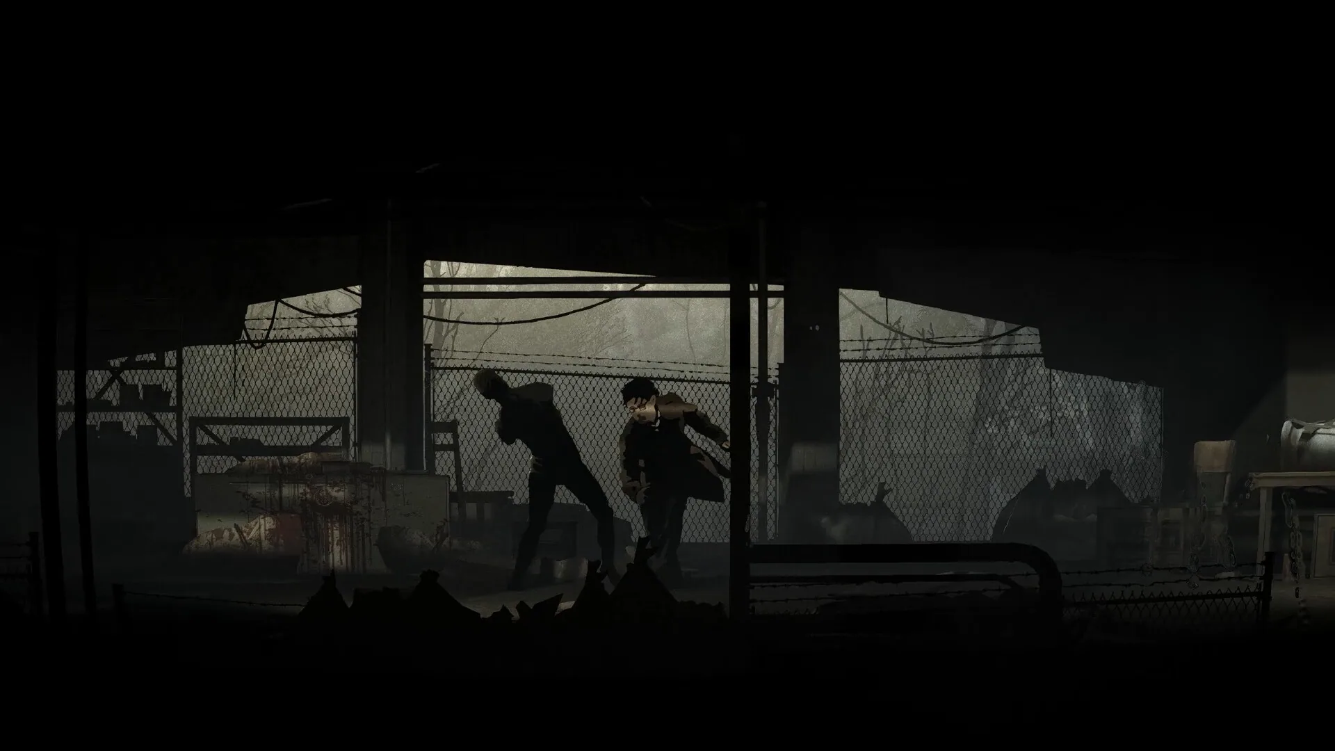 An ordinary room becomes threatening when the puzzle trail runs through it.