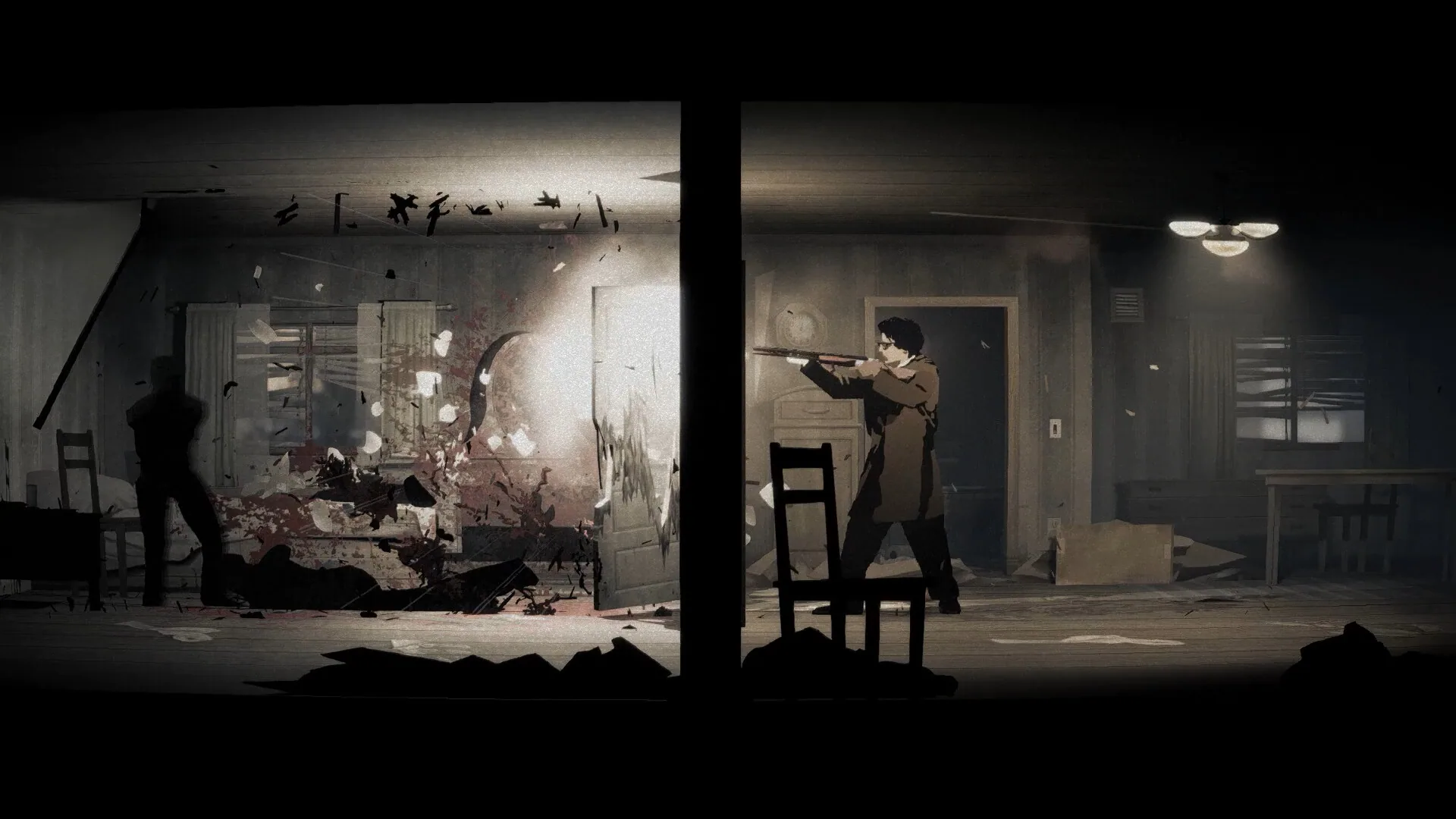 A town street turns the missing-person case into a walk through an uneasy, partly forgotten place.