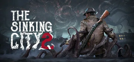 Steam header key art of Calvin Rafferty among tentacles with The Sinking City 2 logo