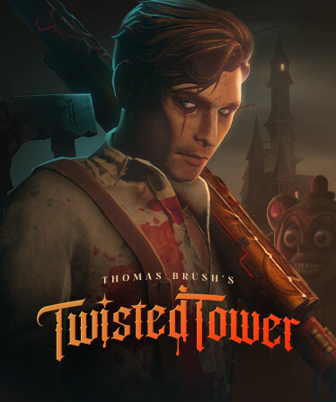 Steam hero capsule of Twisted Tower key art for App 1575990.