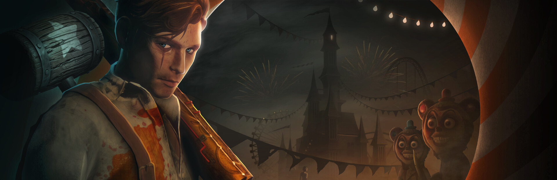 Steam library hero banner of the Twisted Tower key art used on the App 1575990 store/library surface.