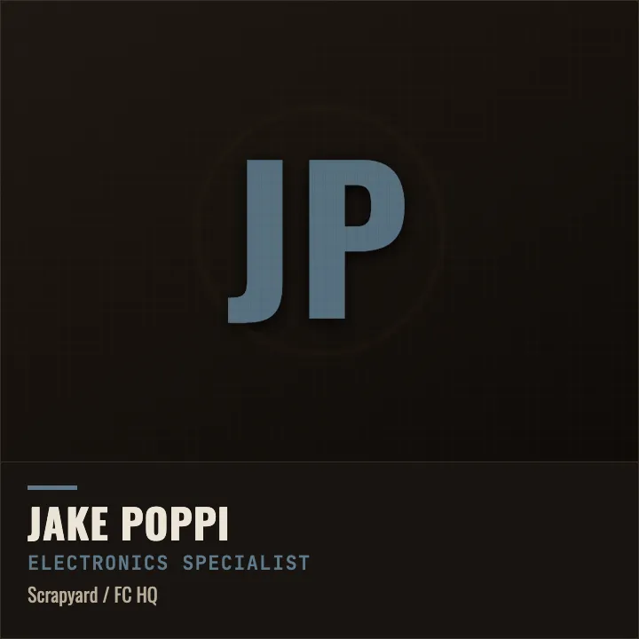 Jake Poppi dossier card