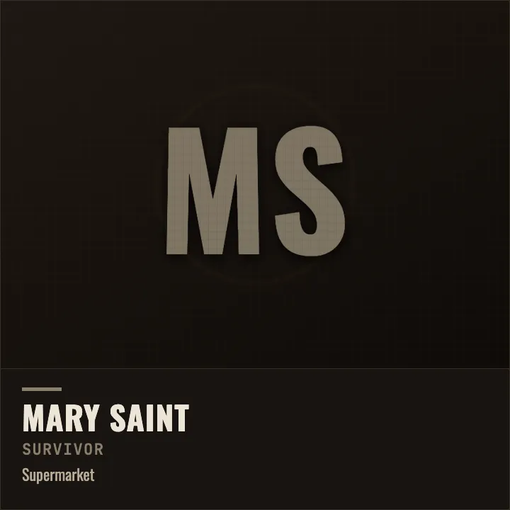 Mary Saint card