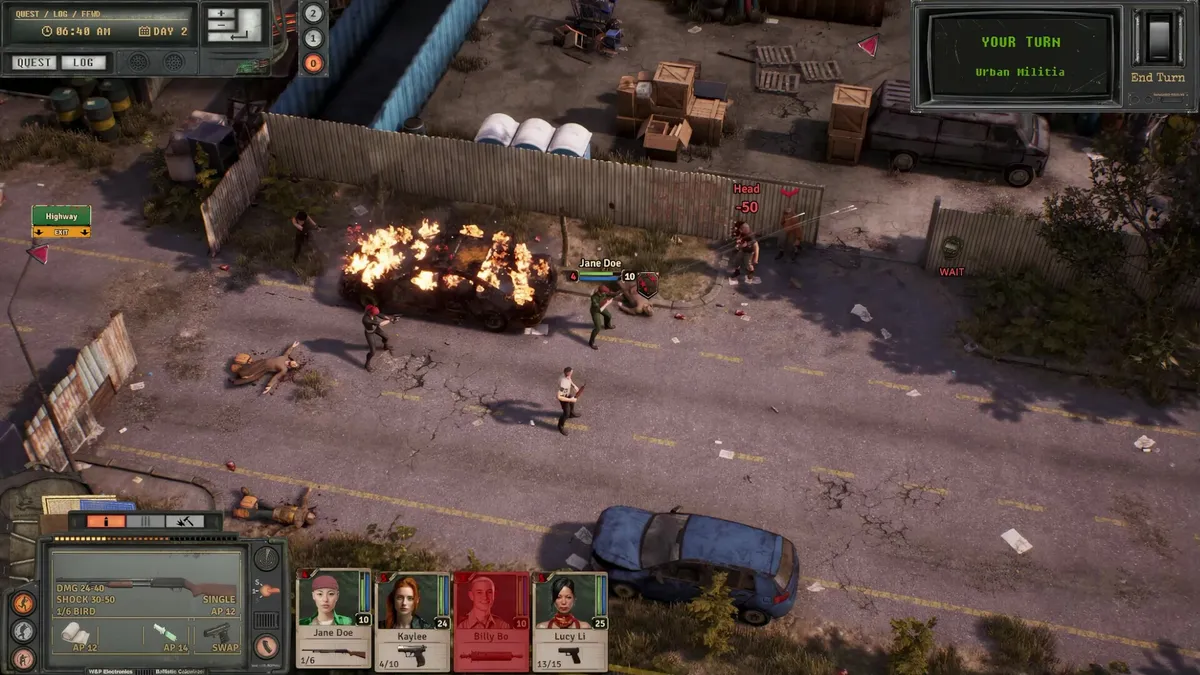 Urban Strife tactical gameplay