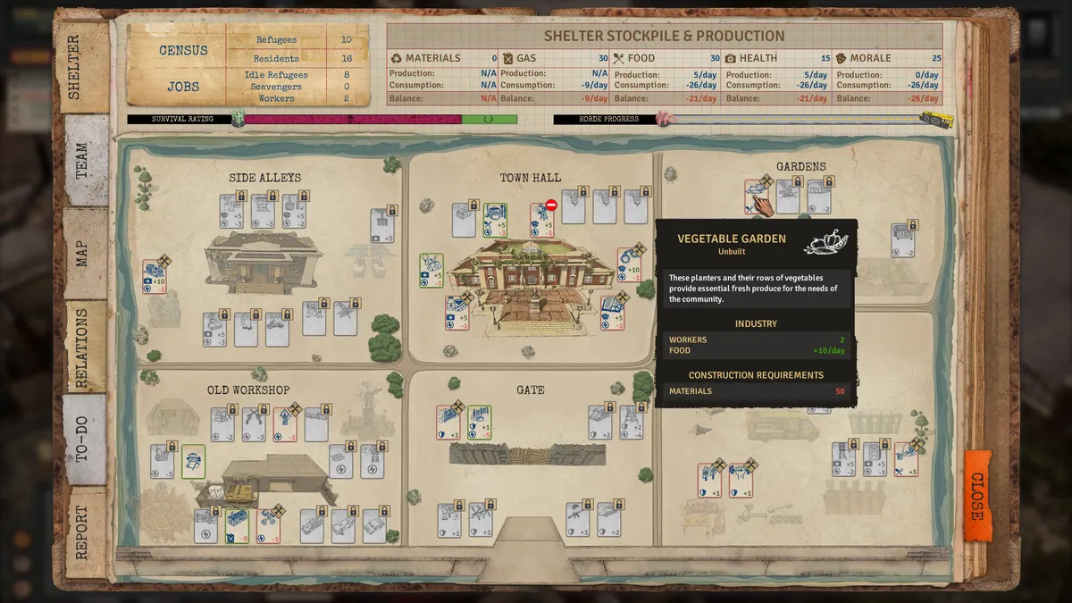 Urban Strife combat encounter