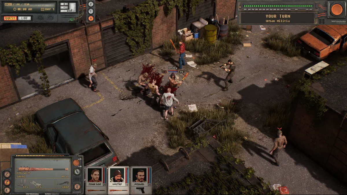 Melee attack mode in Urban Strife