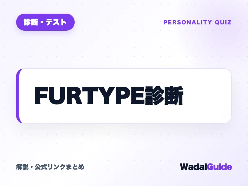 FURTYPE診断 の概要図解カード