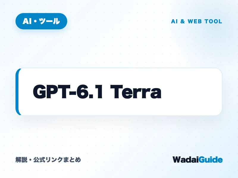 GPT-6.1 Terra の概要図解カード