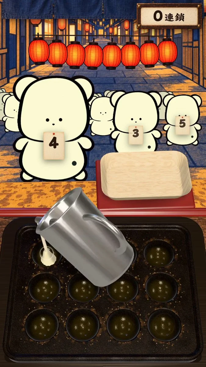 屋台の鉄板でたこ焼きを作る紹介動画のサムネイル
