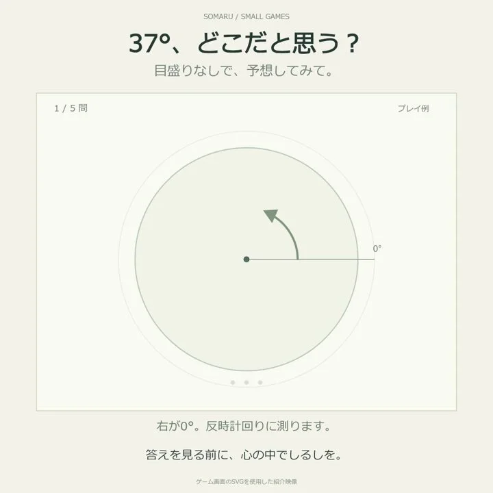 そまるによるその角度、どこ？紹介動画のサムネイル