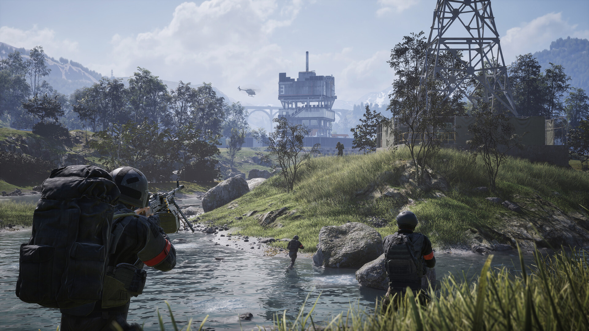 Steam WARDOGS 截图：官方展示的步兵与团队战场场景。