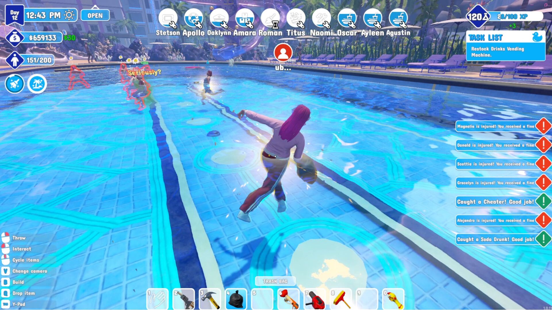 A shared park benefits from visible areas of responsibility without turning them into rigid player classes.