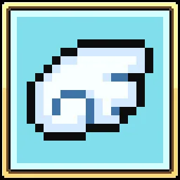 Steam achievement icon for Good Deeds, Good Seeds: a white wing on a light-blue square.